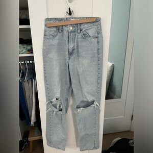 Zara knee rip jeans